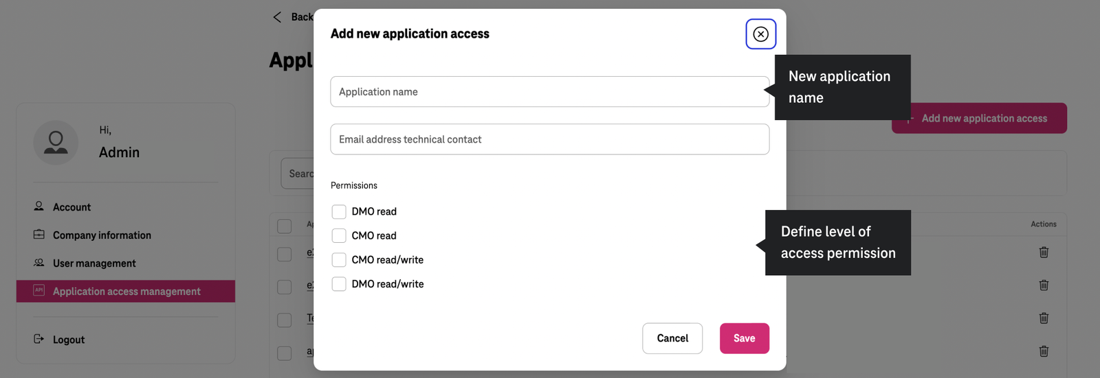 API access management