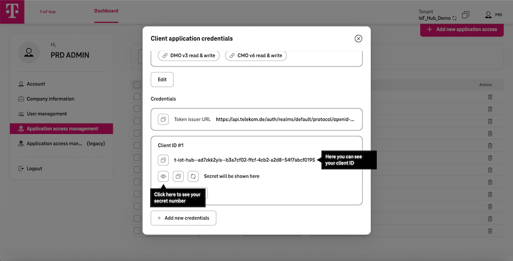 Application name